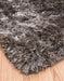 Asiatic plush zinc Grey Living Room Shaggy Rug.