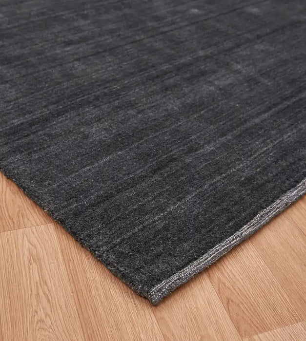 Asiatic linley slate Grey, Black Living Room  Rug.