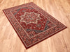 Mastercraft kashqai 4354 300 red Red Living Room Wool Rug.