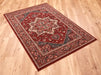 Mastercraft kashqai 4354 300 red Red Living Room Wool Rug.