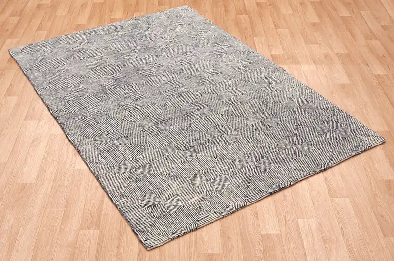 Asiatic camden black and white Black, Ivory Living Room Geometric Rug.