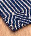 Asiatic sloan blue Blue Living Room Striped Rug.