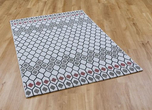 Mastercraft liberty 34001 6111 Ivory, Multicoloured Living Room Floral Rug.