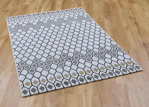 Mastercraft liberty 34001 6191 Yellow, Ivory, Multicoloured Living Room Floral Rug.