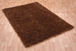 Asiatic metallica metallica bronze Brown  Shaggy Rug.
