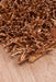 Asiatic metallica metallica bronze Brown  Shaggy Rug.