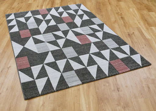 Mastercraft liberty 34002 3111 Grey, Ivory, Multicoloured Living Room Floral Rug.