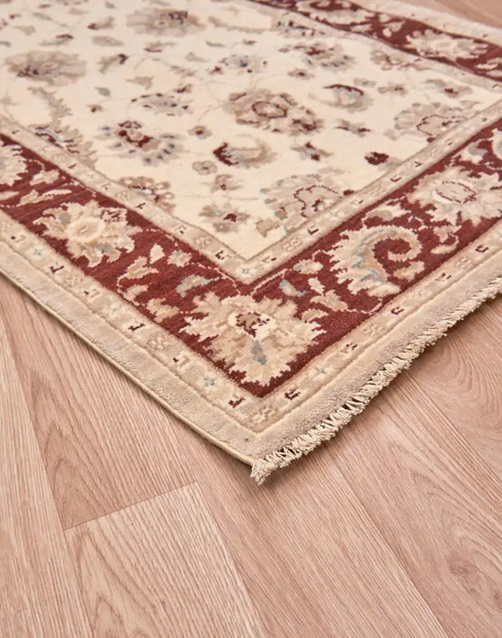 Asiatic chobi chobi 02 Beige, Red Living Room Wool Rug.