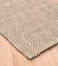 Asiatic sloan taupe Brown Living Room Striped Rug.