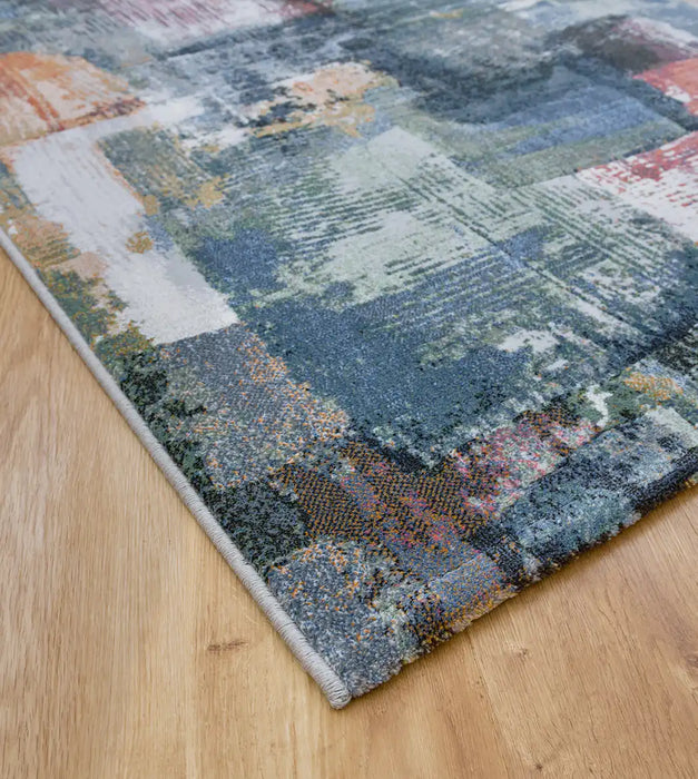 Mastercraft galleria 63504 6626 Multicoloured Living Room Moroccan Rug.