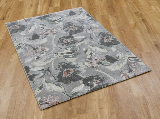Mastercraft galleria 63523 9747 Grey, Multicoloured Living Room Moroccan Rug.
