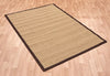 Asiatic sisal linen chocolate Brown Living Room Natural Fibre Rug.