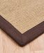 Asiatic sisal linen chocolate Brown Living Room Natural Fibre Rug.