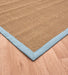 Asiatic sisal linen aqua Beige Living Room Natural Fibre Rug.
