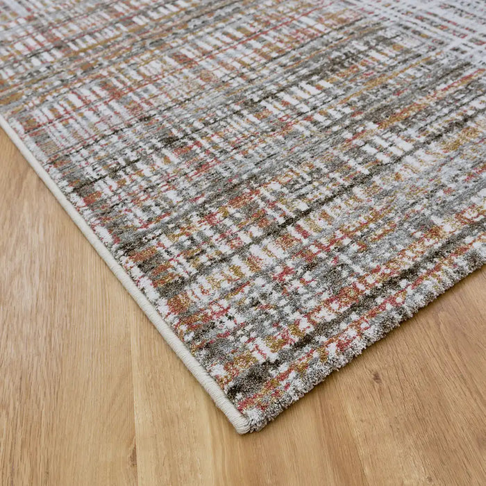 Mastercraft nomad 26042 6464 Grey, Ivory, Multicoloured, Orange Living Room  Rug.