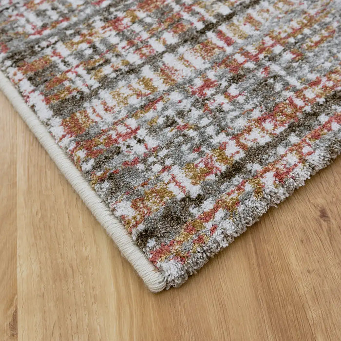 Mastercraft nomad 26042 6464 Grey, Ivory, Multicoloured, Orange Living Room  Rug.