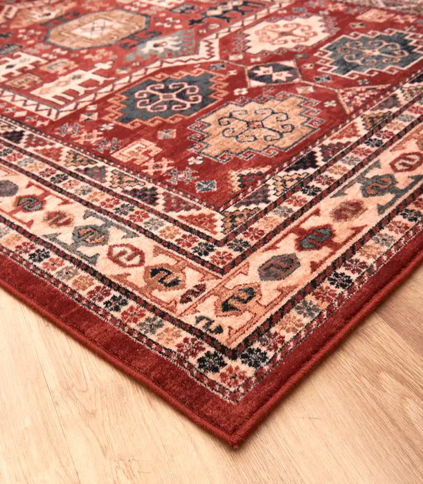 Mastercraft kashqai 4306 300 Red Living Room Wool Rug.