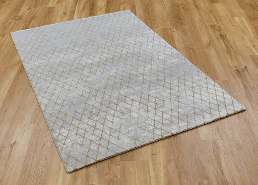 Mastercraft chamonix 46006 700 Grey, Yellow Living Room Wool Rug.