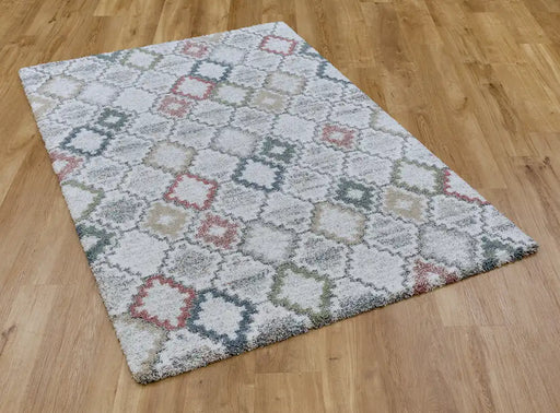 Mastercraft mehari 23218 6474 Multicoloured Living Room Shaggy Rug.