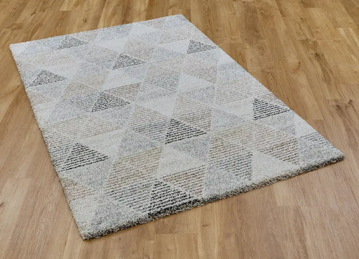 Mastercraft mehari 23235 6268 Beige, Multicoloured Living Room Shaggy Rug.