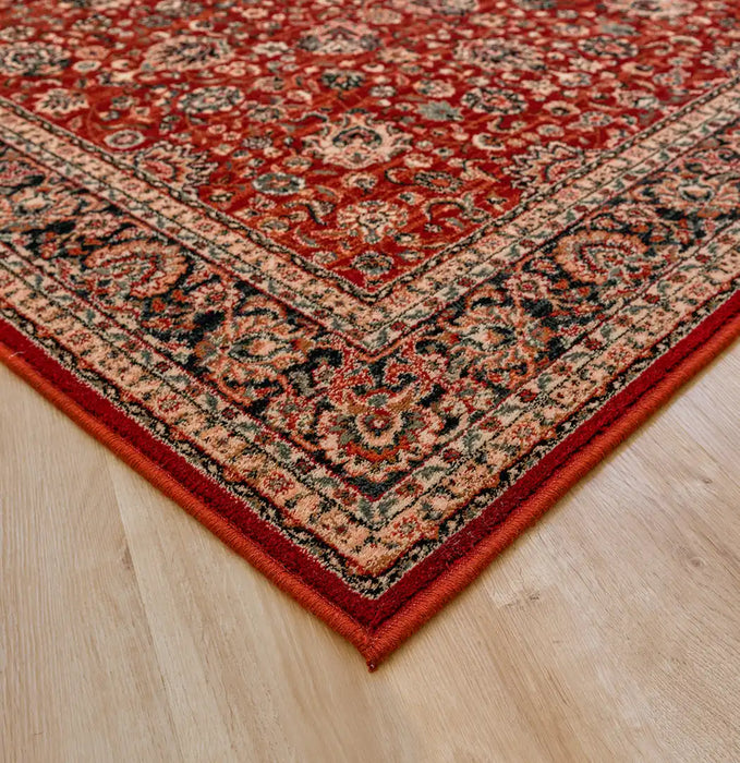 Mastercraft kashqai 4362 300 red Red Living Room Wool Rug.