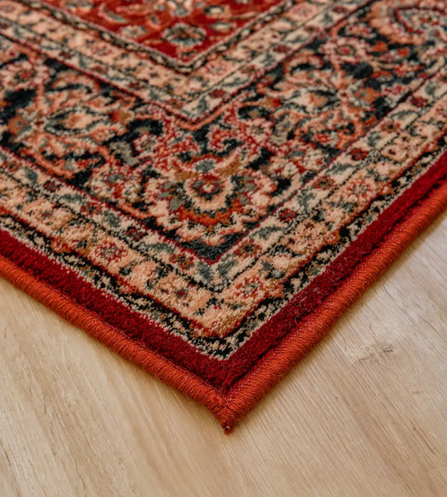 Mastercraft kashqai 4362 300 red Red Living Room Wool Rug.