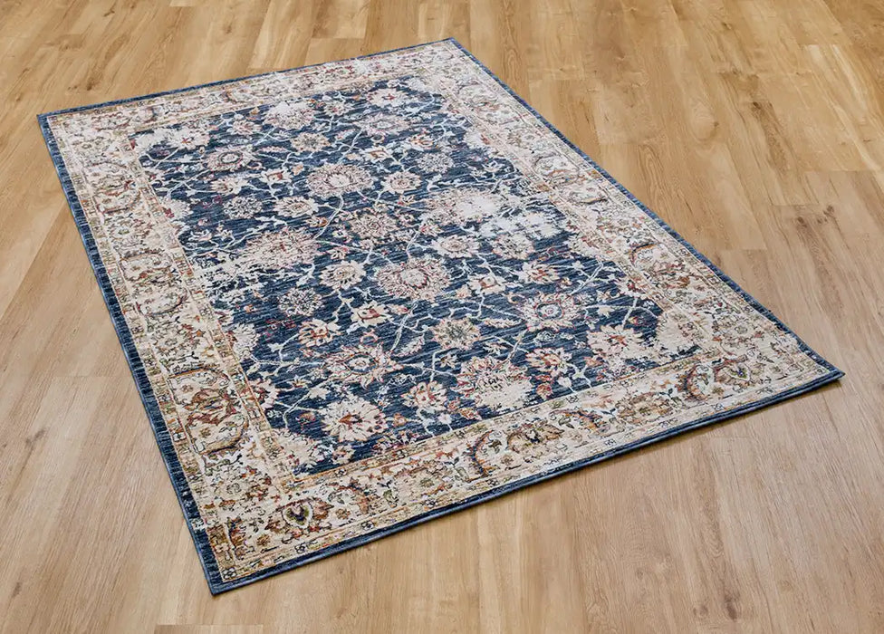 Mastercraft alhambra 6549a light blue dark blue Blue Living Room  Rug.