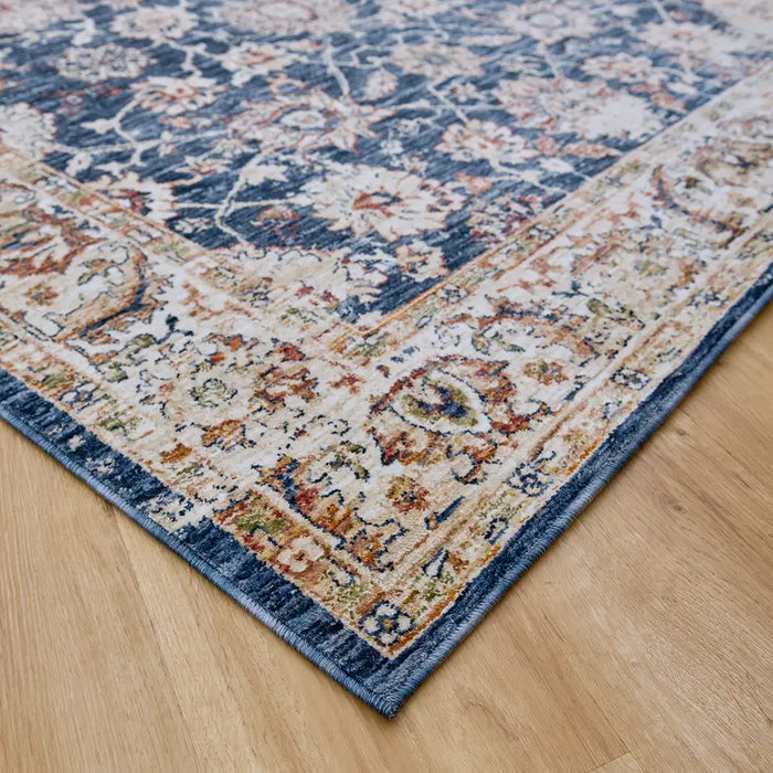 Mastercraft alhambra 6549a light blue dark blue Blue Living Room  Rug.