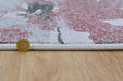 Mastercraft liberty 34006 6111 Ivory, Multicoloured, Pink Living Room Floral Rug.