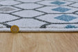 Mastercraft liberty 34001 6151 Ivory, Multicoloured Living Room Floral Rug.