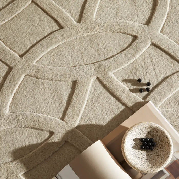 PRIORY by SARAH GARE INTERIORS  PRI101 Taupe Circles