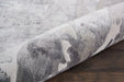 Nourison prismatic prs12 silver grey Grey Living Room Wool Rug.