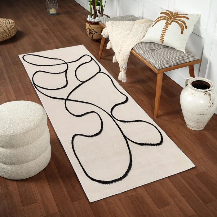 LYLOU Scandi Modern Beige Rug