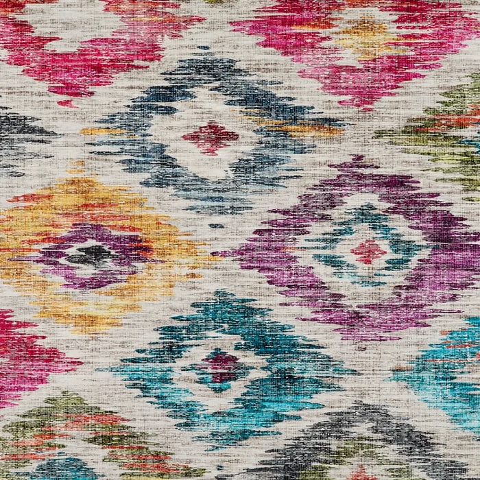 Hug Rug Eco-Washable Painted Ikat