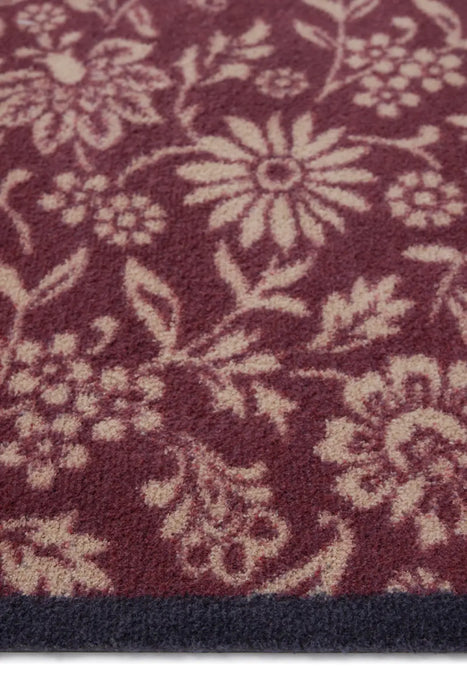Paisley Floral Burgandy Burgandy