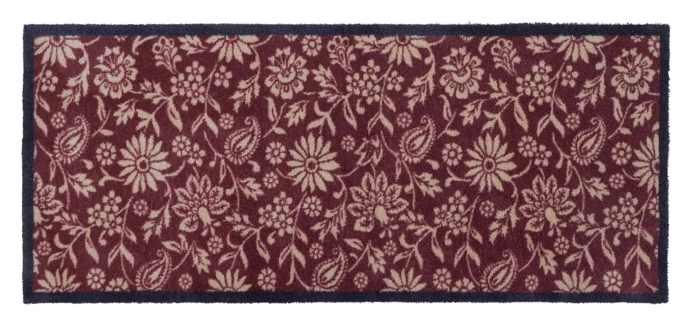 Paisley Floral Burgandy Burgandy