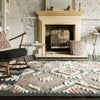 Asiatic paloma pa01 zanzibar Multicoloured Living Room Geometric Rug.