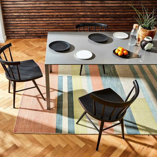 Scion scion screen printed parwa chalky brights 026300 Multicoloured Living Room Geometric Rug.