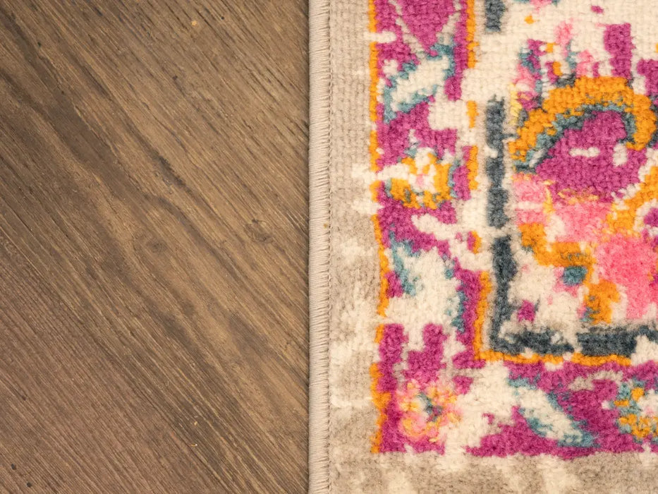 Passion Nourison PSN22 Grey Multi Rug