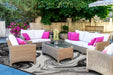 Asiatic patio pat19 black marble Black Outdoor  Striped Rug.