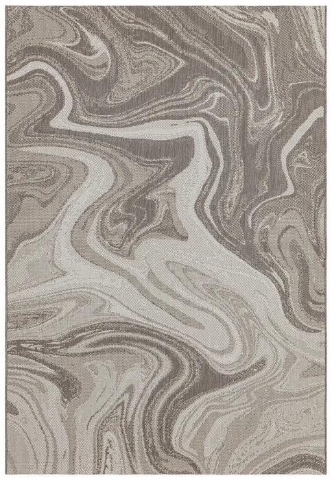 Asiatic patio pat20 natural marble Brown Outdoor  Striped Rug.