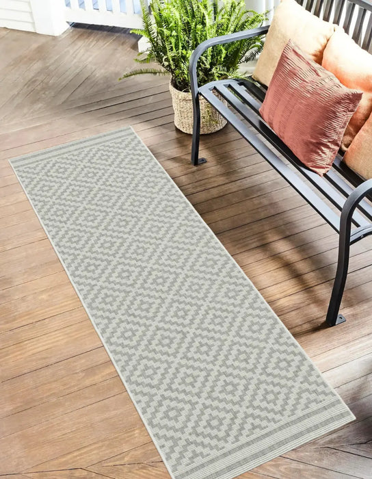 Patio 11 Diamond Grey Rug