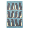 Scion scion screen printed pedro marine 023408 Blue, Black, Multicoloured Living Room Geometric Rug.