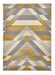 Think Rugs pemboke g2075 beige yellow Yellow, Beige Living Room  Rug.