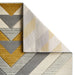 Think Rugs pemboke g2075 beige yellow Yellow, Beige Living Room  Rug.