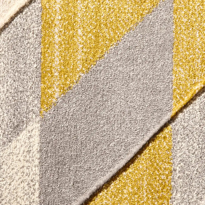 Think Rugs pemboke g2075 beige yellow Yellow, Beige Living Room  Rug.