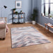 Think Rugs pemboke g2075 grey rose Grey, Pink Living Room  Rug.
