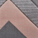 Think Rugs pemboke g2075 grey rose Grey, Pink Living Room  Rug.