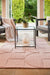 Origins penny blush Pink Living Room Wool Rug.