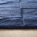 Origins penny infinity Blue Living Room Wool Rug.